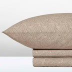 Σετ Σεντόνια με Λάστιχο Cannon Cotton Fresh Printed 160X200+33 Taupe